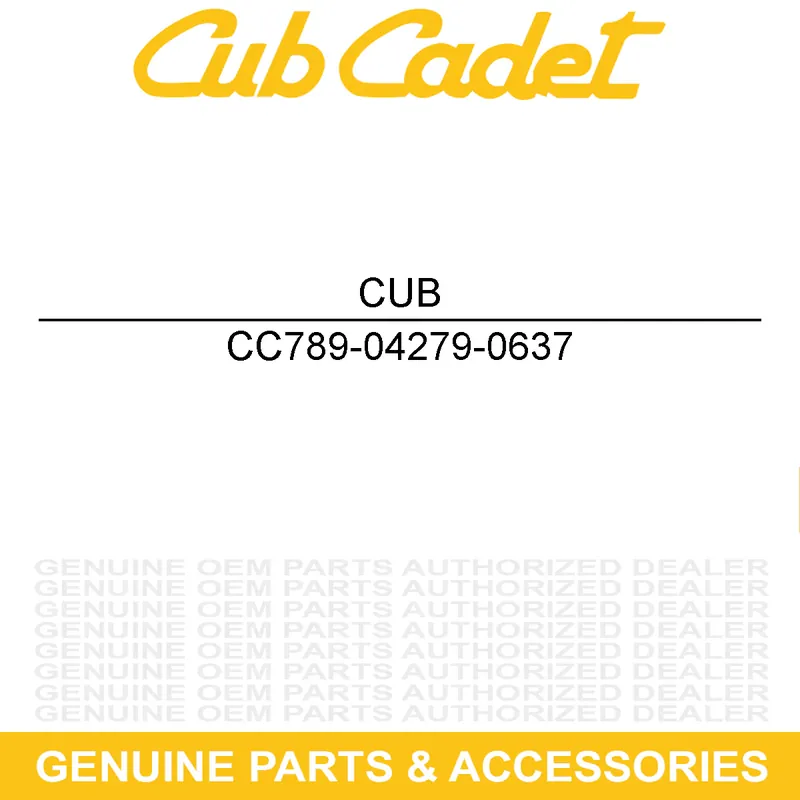 Cheap CUB CADET 789-04279-0637 Powder Black Lower Mt Bracket