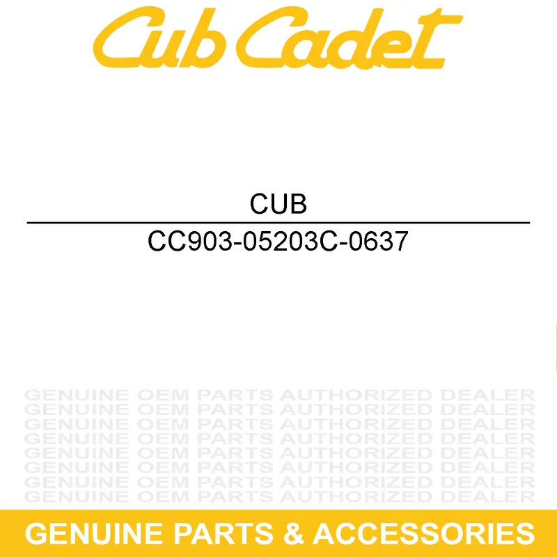 Order Now CUB CADET 903-05203C-0637 Powder Black 46" Fab Deck Shell