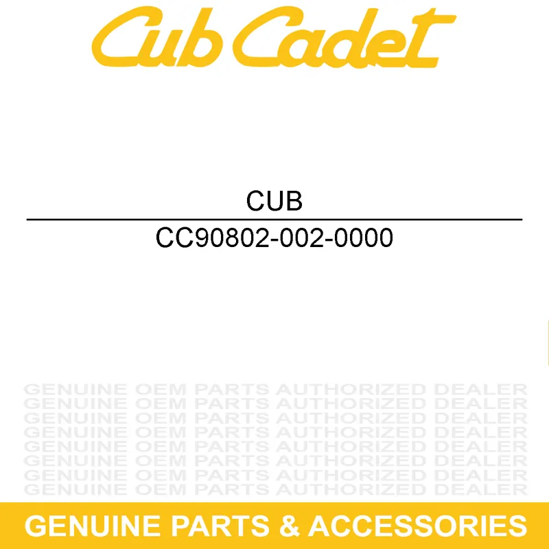 CUB CADET 90802-002-0000 DOWEL PIN Reduced Price
