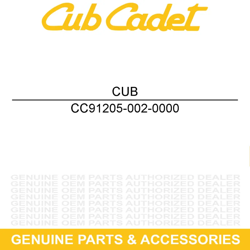 CUB CADET 91205-002-0000 O-Ring Buy Online