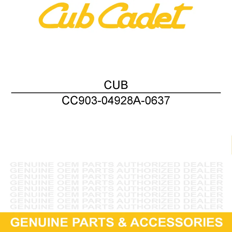 CUB CADET 903-04928A-0637 48" Fab Deck Shell Powder Black Seasonal Sale