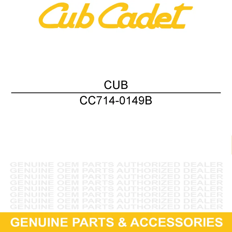 CUB CADET 714-0149B Cotter Pin Reduced Price