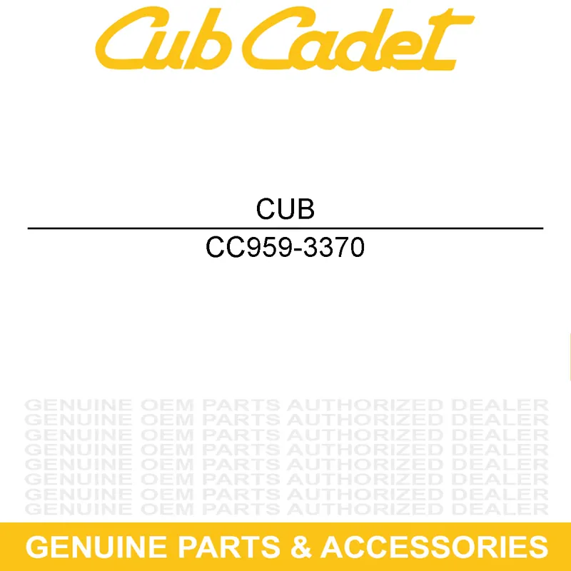 CUB CADET 959-3370 Spindle Kit w/ Seal Fast Shipping