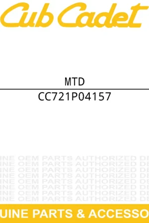 Authentic MTD 721P04157 Gasket