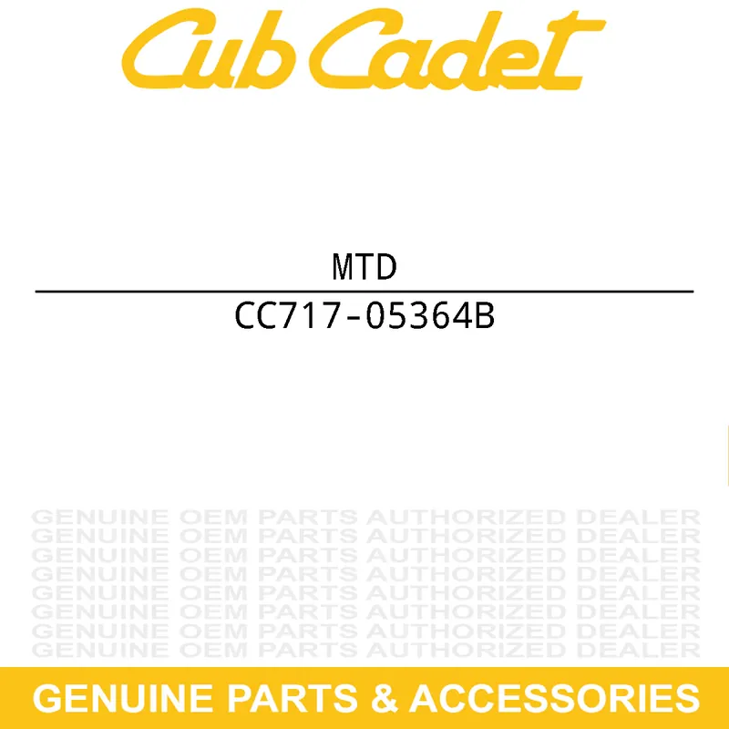 MTD 717-05364B GEAR-STRG PINON EP Clearance