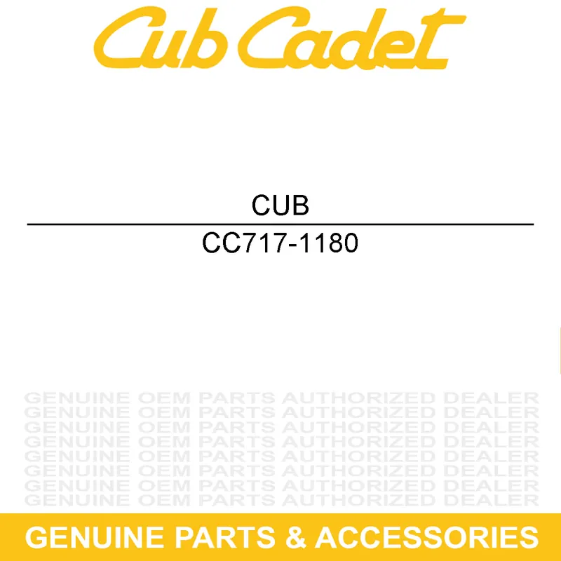 CUB CADET 717-1180 Differential Pinion Block Bargain