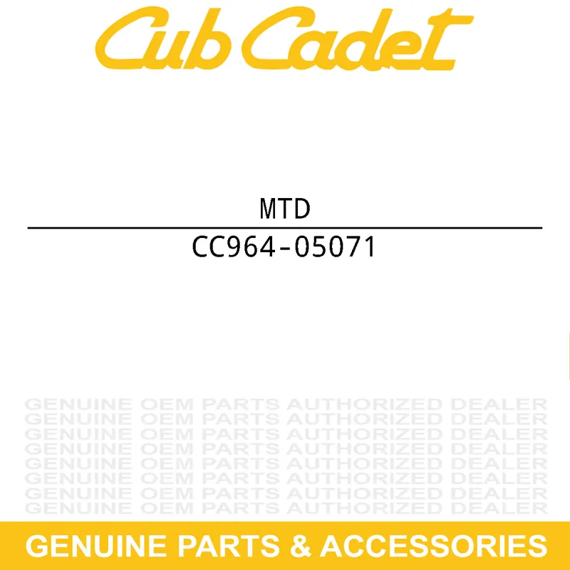 Professional Grade MTD 964-05071 GRSSBG ASM-21" BLK