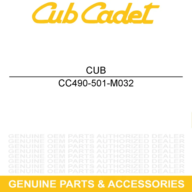 Special Discount CUB CADET 490-501-M032 Transmission Drive Belt