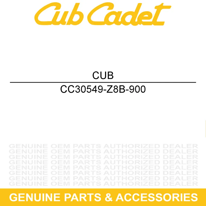 Instant Buy CUB CADET 30549-Z8B-900 Wire Clamp