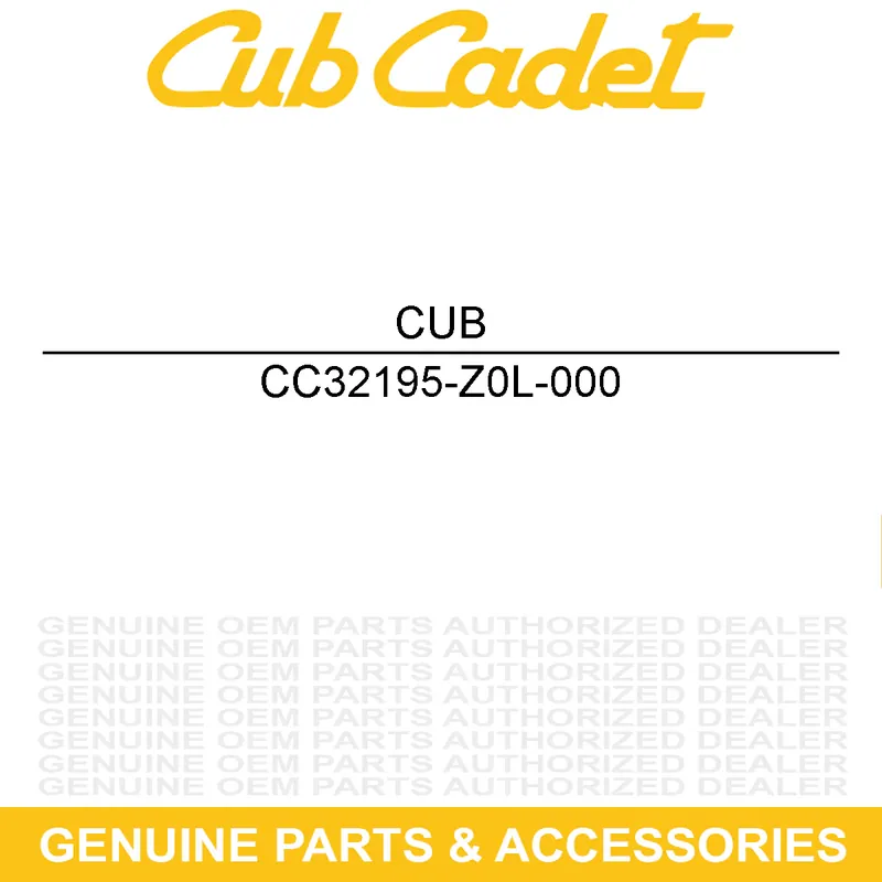 Limited Offer CUB CADET 32195-Z0L-000 Stop Switch Wire