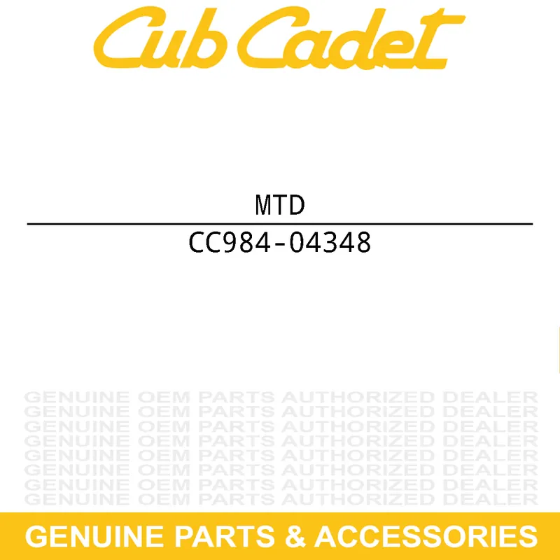 MTD 984-04348 CONTROL ASM-2 WAY Trending