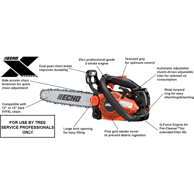 One Day Deal Echo CS-2511T Professional Top Handle Chain Saw