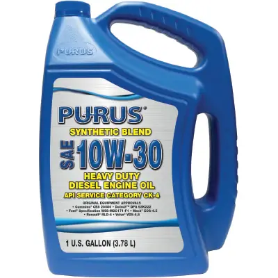 Luxury PURUS® SYNTHETIC BLEND SAE 10W-30 API CK-4/SN ENGINE OIL