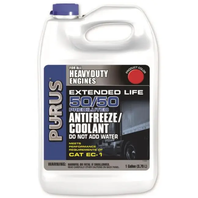 While Supplies Last Purus® Antifreeze/Coolant Heavy Duty Extended Life Formula (ELC) - 50/50 - RED - Ready To Use