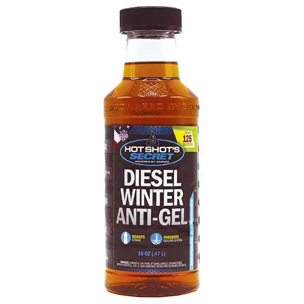 Hot Shot's : Diesel Winter Anti-Gel - 16 OZ Round Bottle - Fuel Additive Time-Limited