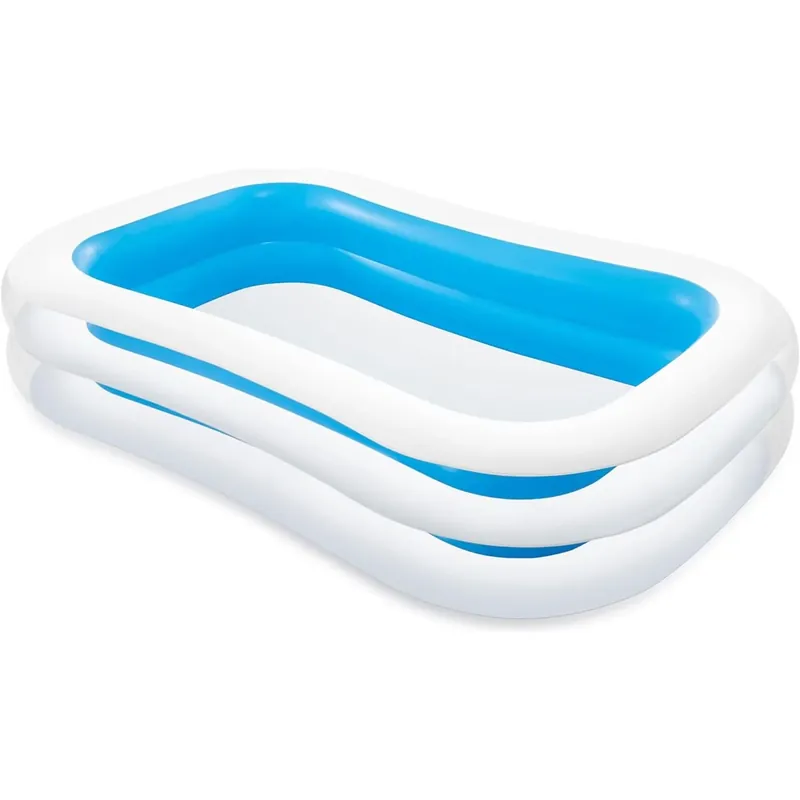 Swim Center Family Pool for 2-3 Kids, Backyard Splash Pool for Children 6+ Years Old, 198-Gallons, Blue & White Mega Sale