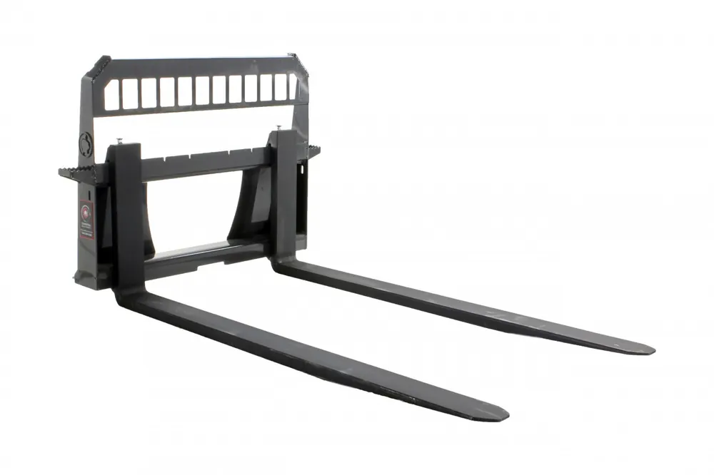 Fan Favorite Skid Steer Pallet Fork Frame With 72" Long Tines Class III 8000 lbs (Industrial Series)