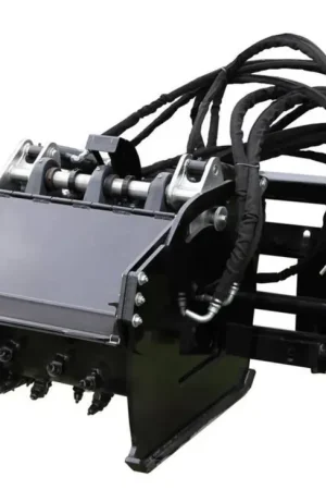 Popular 18" Wide Skid Steer Planer Attachment High Flow (22-40 gpm)