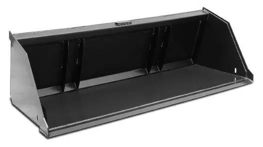 Fresh Stock 102" Wide Skid Steer Snow & Litter Bucket