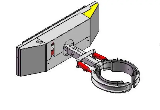 Affordable 55 Gallon Skid Steer Barrel Grabber Attachment with 350° Chain Rotating Base and 30 Gallon Insert