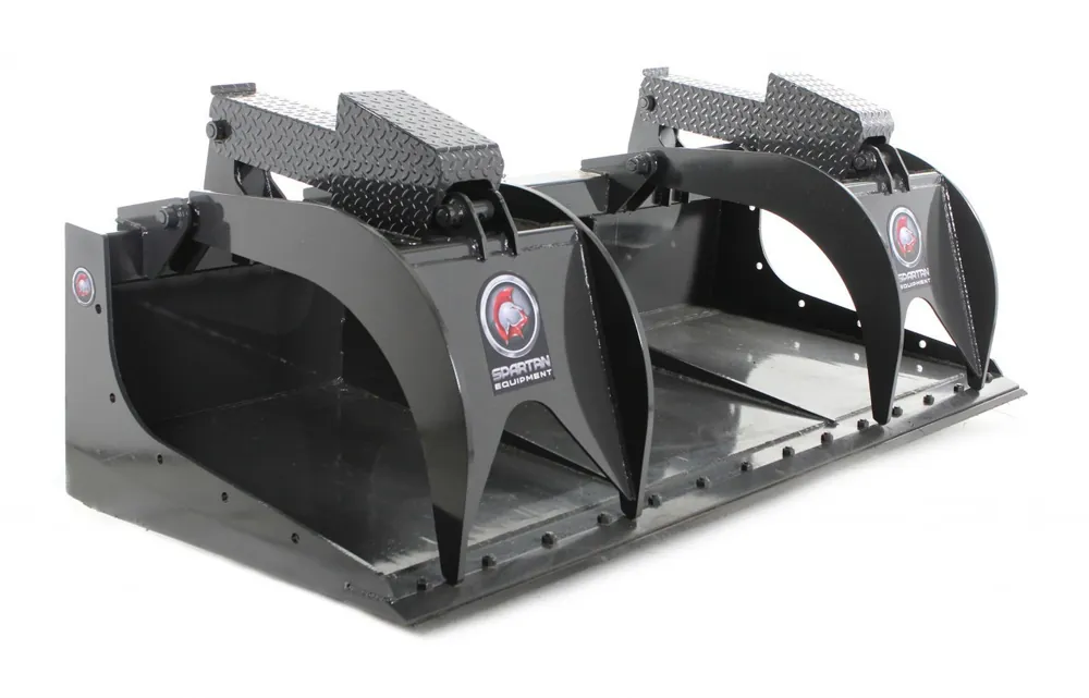 Free Returns 78" Wide Grapple Bucket Attachment With Bolt on Edge (Industrial Series)