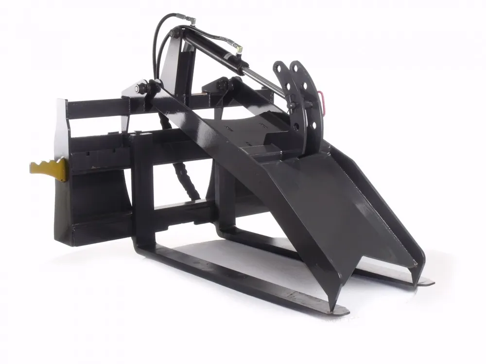 Direct From Factory Skid Steer Fork Grapple Attachment With With 48" Long Tines Class II 4000 lbs | Professional Series