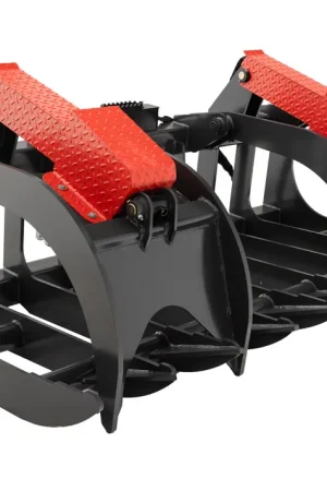 Free Returns 84" Wide Skid Steer Root Grapple Attachment (Industrial Series)