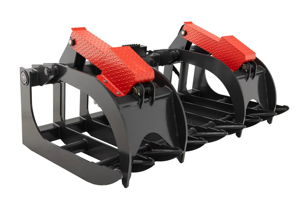 Free Returns 84" Wide Skid Steer Root Grapple Attachment (Industrial Series)