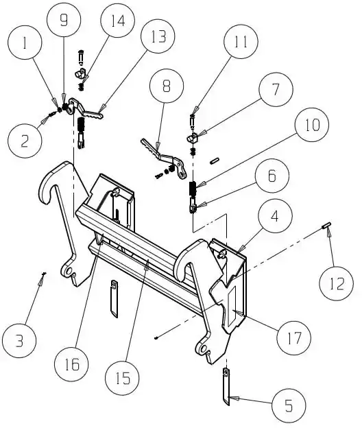 JCB Q-Fit Mount to Universal Skid Steer Mounting Hot Picks
