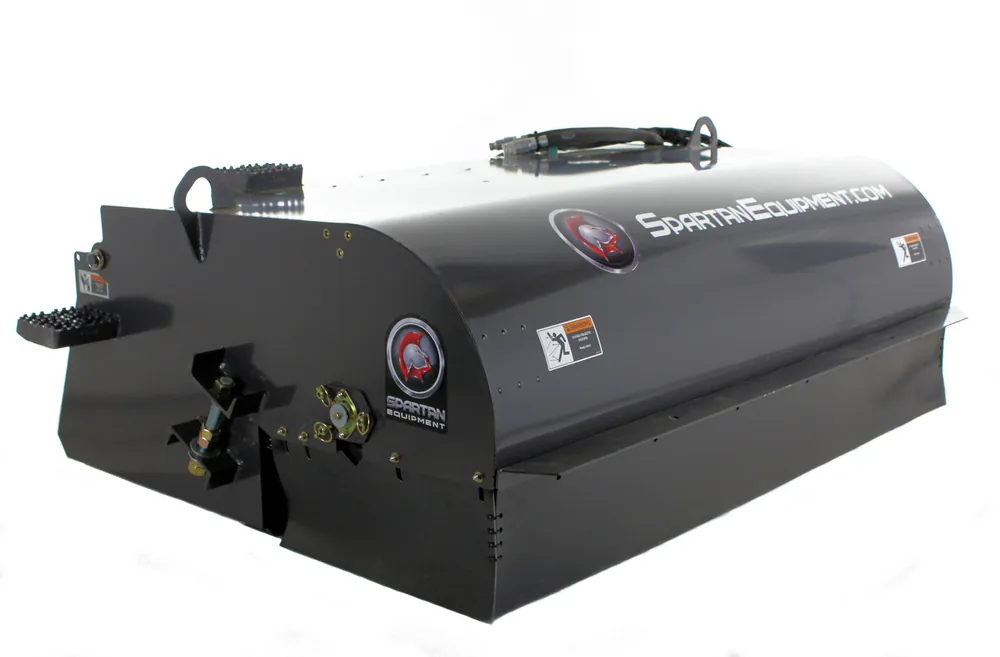 72" Wide Skid Steer Boxbroom Sweeper Attachment SE Series Poly|Wire Brush (15-25 gpm) Cheap