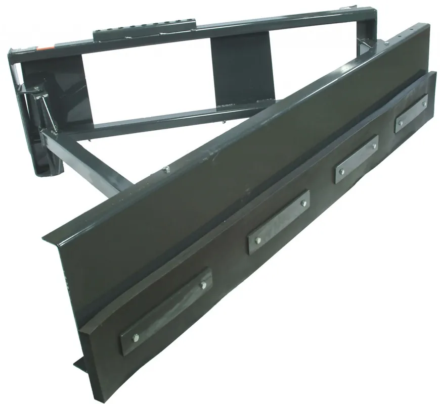 96" Wide Skid Steer Manure Scraper Attachment Manual Angle Deal