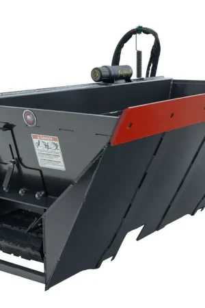 72" Wide Skid Steer Side Discharge Bucket for Sand | Aggregate | Topsoil Fresh Stock