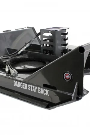 Super Sale 60" Wide Skid Steer Brush Cutter Attachment Piston Pump Flow (30-48 gpm) (Case Drain)