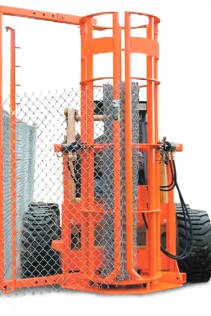 Order Now Skid Steer Fence Installer 24" Diameter for Woven Wire Fence