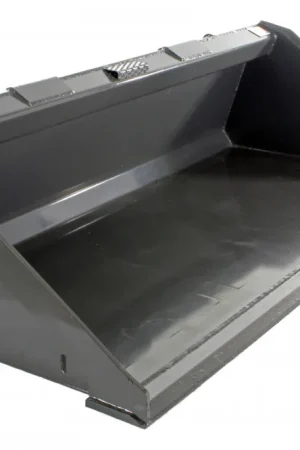 60" Wide Skid Steer Long Bottom Bucket With Bolt on Edge Luxury