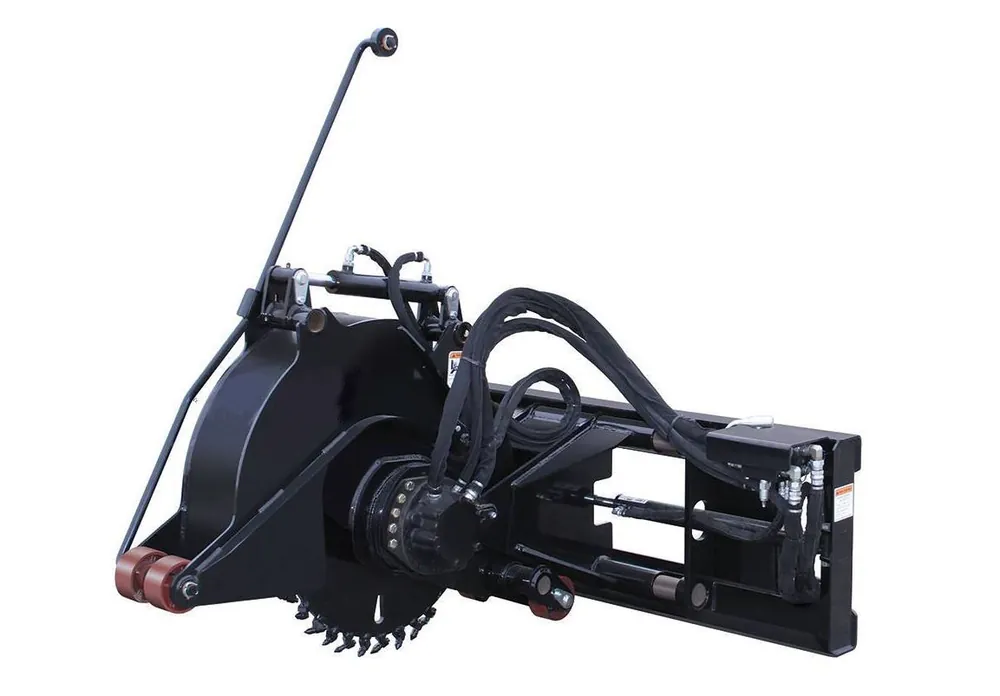 Order Now Skid Steer Pavement Saw 2.5" Wide Cut Standard Flow