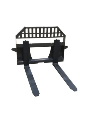 Low Price Skid Steer Pallet Fork Frame With 48" Long Tines Class III 8000 lbs (Industrial Series)