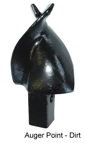 Skid Steer Fish Tail Point with Male End Markdown