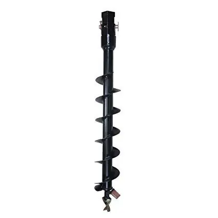 8" Dia x 3' Long Auger Bit HDF Style for Standard Digging | 2" Hex Collar Save Now