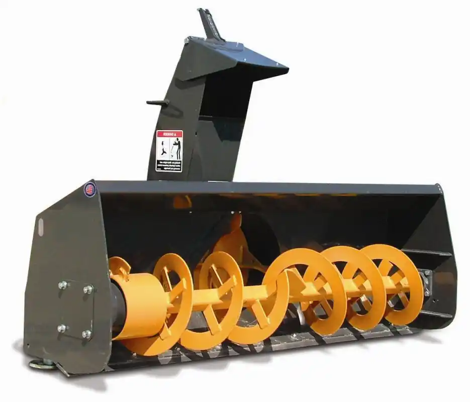 48" Wide Mini Skid Steer Snow Blower (8-13 gpm) for Bobcat MT | S70 Mount Best Choice