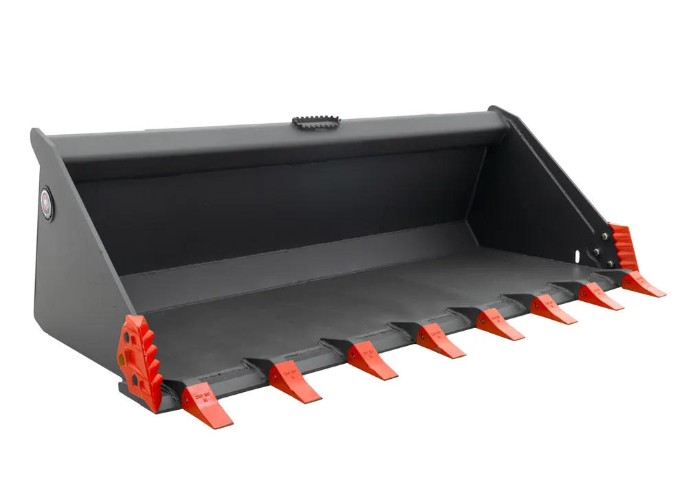 Latest 72" Wide Skid Steer Track Duty Bucket With Teeth