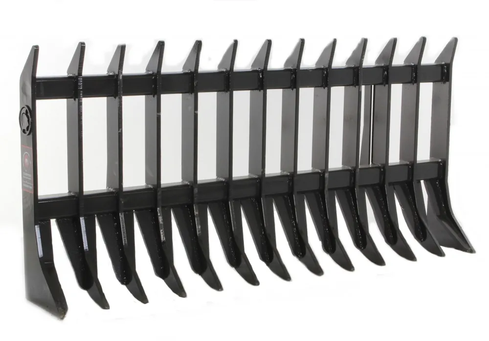 Top Pick 66" Wide Skid Steer Root Rake Attachment