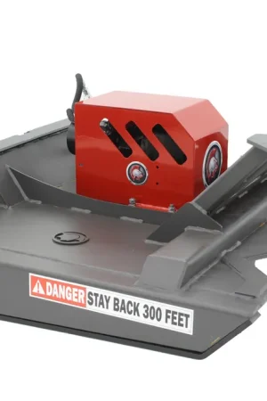 Secure Checkout 48" Wide Mini Skid Steer Brush Cutter Attachment (10-15 gpm) (Professional Series)