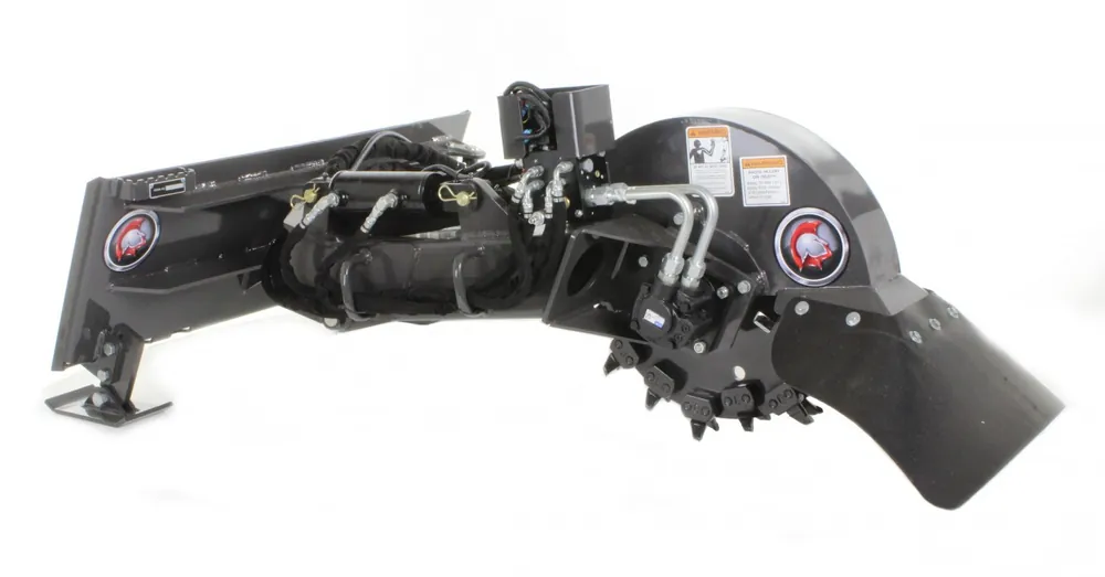 Hassle-Free Returns Skid Steer Stump Grinder Attachment Standard Flow (15-30 gpm) (Requires Drain Line) (Professional Series)