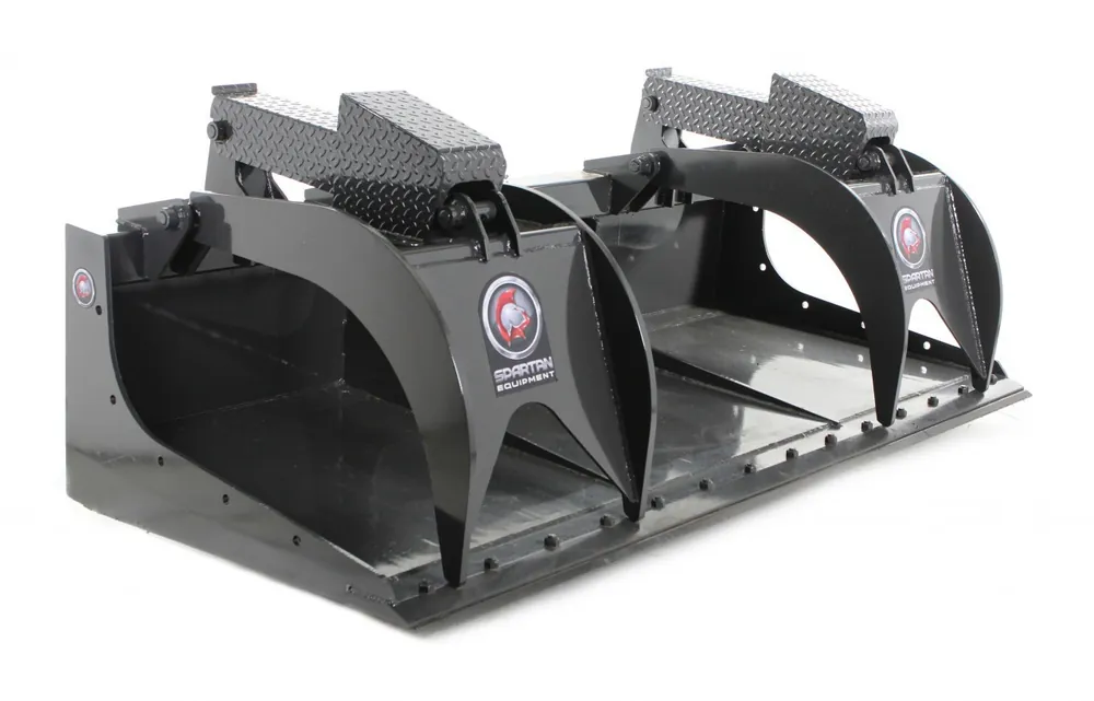 96" Wide Grapple Bucket Attachment With Bolt on Edge (Industrial Series) Trending