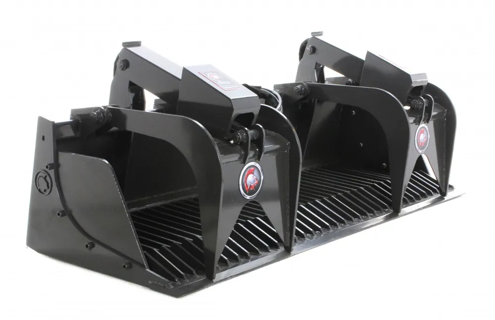 Place Order 72" Wide Skid Steer Rock Grapple Bucket With Smooth Edge