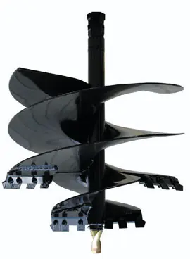 48" Dia Auger Bit HTF Style for Tree Planting | 2.56" Round Collar Seasonal Sale