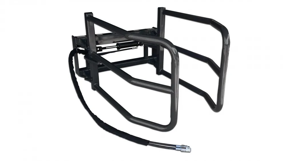 Limited Offer Skid Steer Bale Squeeze Attachment Economy Series (Round Bale)