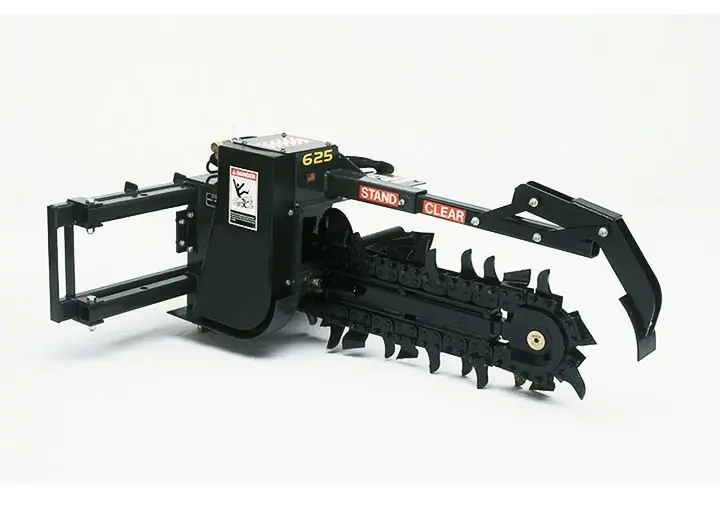 Price Cut Skid Steer Trencher Model SE625 Shark Style Chain