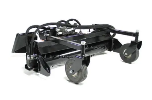 Discount 48" Wide Mini Skid Steer Soil Conditioner (Hydraulic Angle)